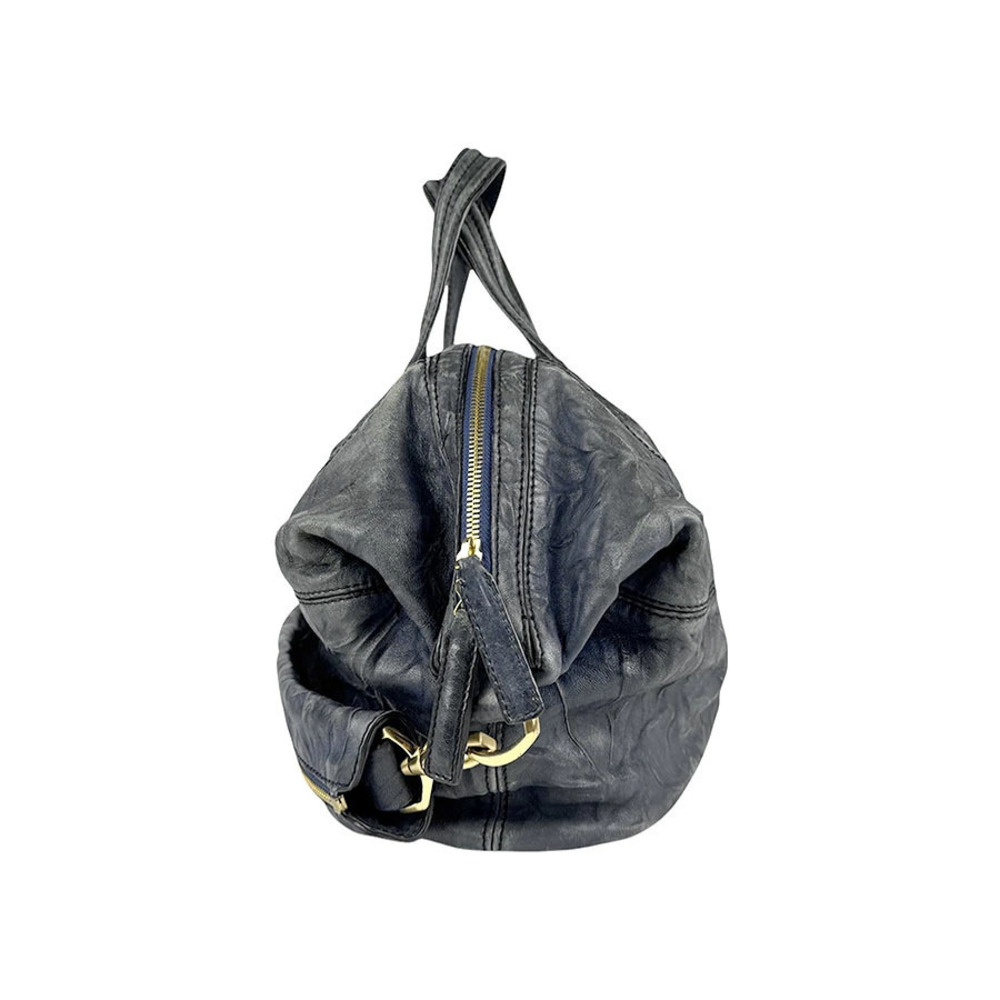 Givenchy Navy Handbag Leather Nightingale Blue